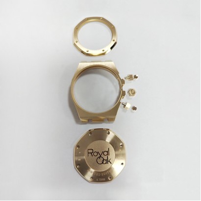CNC Customized 18K Gold Watch Case and Bracelet For ROLEX, Patek Philippe, Audemars Piguet watches