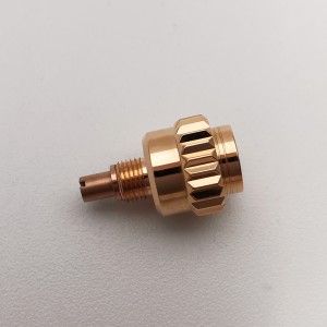 18K Solid Rose Gold Watch Pusher For Rolex Daytona Aftermarket Watch Parts