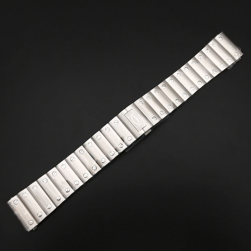 Top Quality 21mm Watch Bracelet for Cartier Santos 39.8mm Watches, Aftermarket Watch Parts 