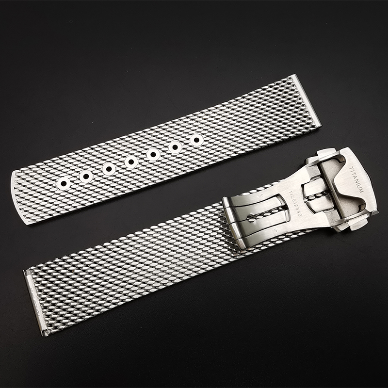 Titanium Steel Watch Bracelet Band For OMEGA No Time To Die 007 Seamaster 300M Aftermarket Watch Parts