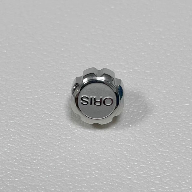 Stainless Steel Watch Crown For ORIS AQUIS 01 733 7730 4135  Aftermarket Watch Parts 