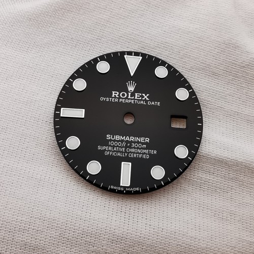 Blue Luminous Watch Dial For Rolex Submariner 116610LN Fit Cal. 3135 Movement Aftermarket Watch Accessories Timepieces 