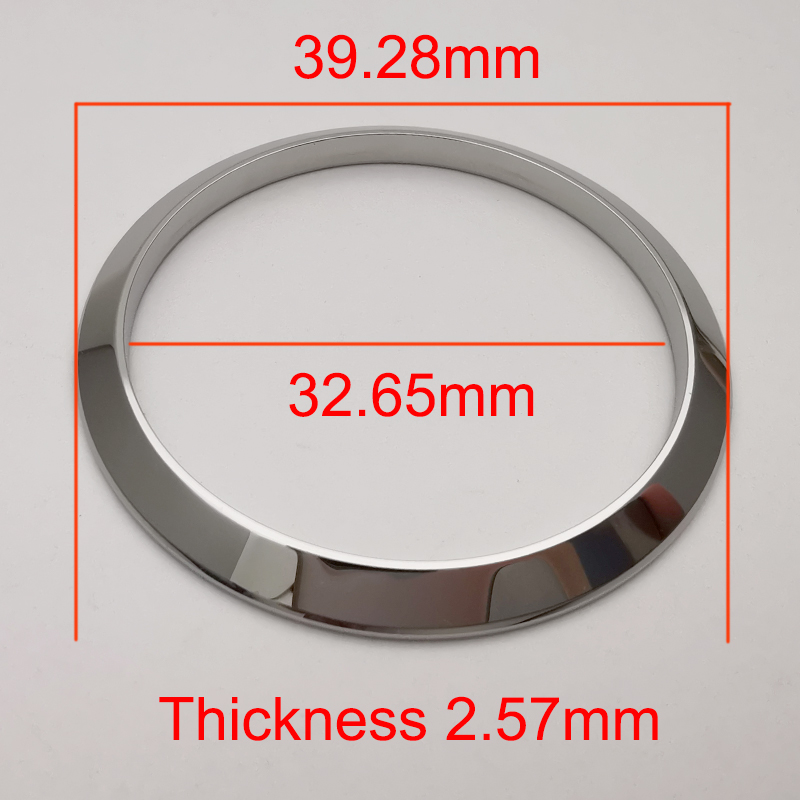 904L Flated Watch Bezel For 41mm Rolex Datejust 126300, 126334 Aftermarket Watch Parts