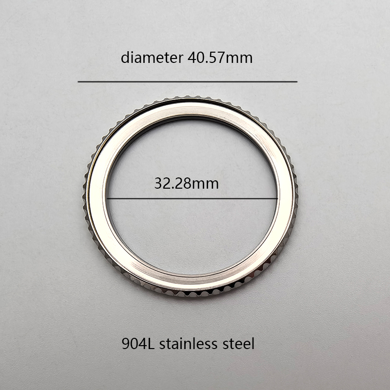 904L Stainless Steel Bezel Ring Base for ROLEX 41mm Submariner 126610LN 126610LV Aftermarket Watch Parts