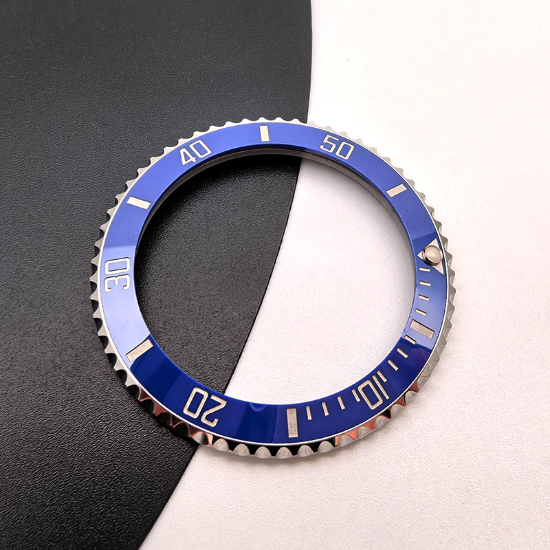 Blue Watch Bezel For Rolex Submariner 116619LB Aftermarket Watch Parts 