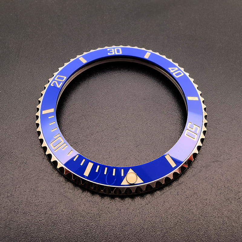 Blue Watch Bezel For Rolex Submariner 116619LB Aftermarket Watch Parts 