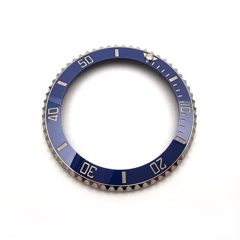 Blue Watch Bezel For Rolex Submariner 116619LB Aftermarket Watch Parts 