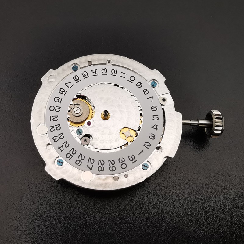 VSF Dandong 3235 Movement Modified with Original Rolex 3235 Blue Spring Balance and Bridge 