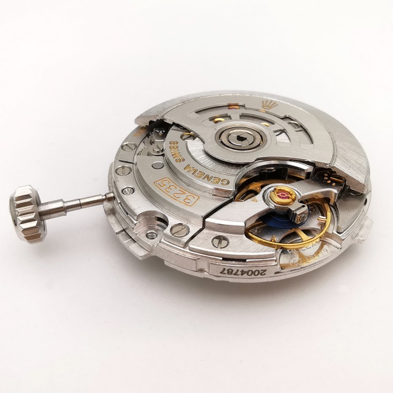 VSF Dandong 3235 Movement Modified with Original Rolex 3235 Blue Spring Balance and Bridge 