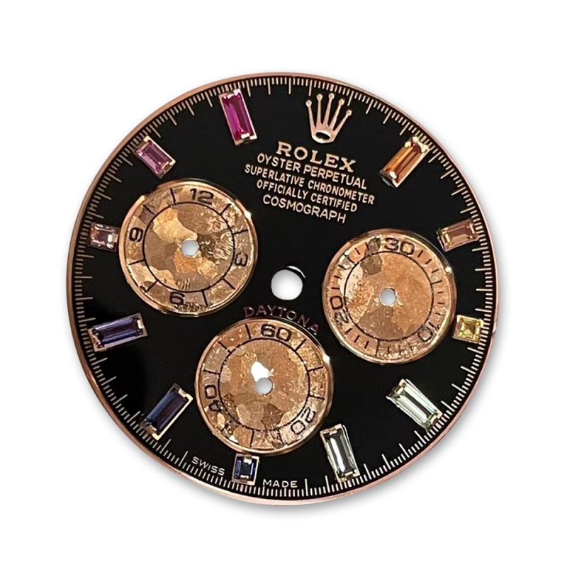 Rainbow Watch Dial for Rolex Daytona 116595 RBOW Fit 4130 Movement Aftermarket Watch Parts 