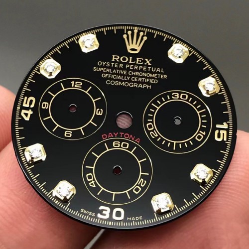 Top Watch Dial for Rolex Daytona 116503-0008 Fit 4130 Movement Aftermarket Watch Parts 