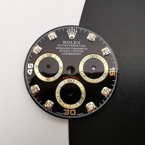 Top Watch Dial for Rolex Daytona 116503 Fit 4130 Movement Aftermarket Watch Parts 