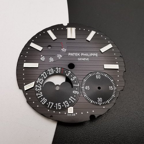 Blue Watch Dial For Patek Philippe Nautalus 5712G Watches Cal.240 Aftermarket Watch Parts 