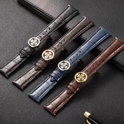 Top American Crocodile Leather Watch Straps for Patek Philippe Watches 6119R Aftermarket Watch Parts 