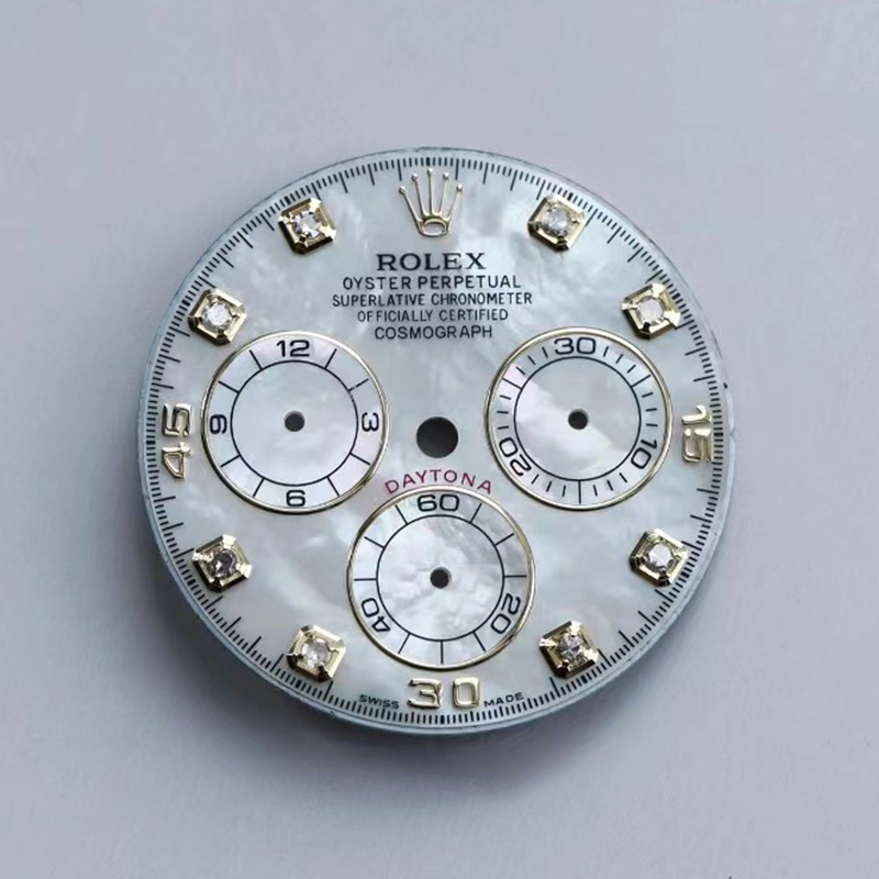 Mother Pearl Watch Dial for Rolex Daytona 116503-0007 fits to 4130 movement 