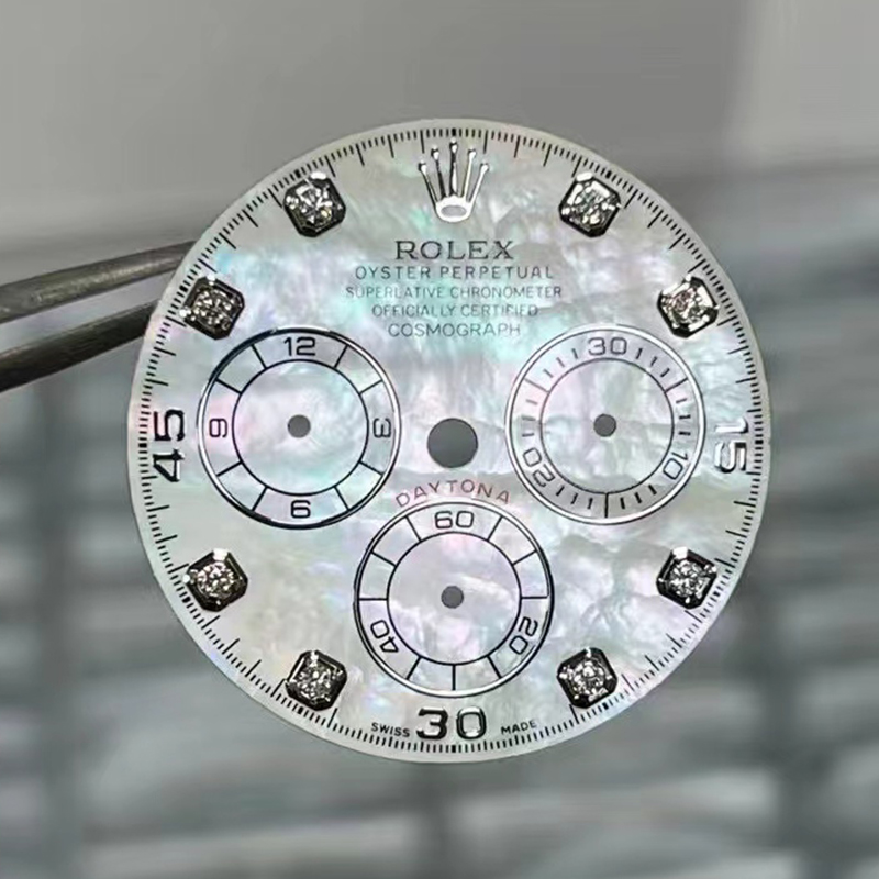 Mother Pearl Watch Dial for Rolex Daytona 116503-0007 fits to 4130 movement 